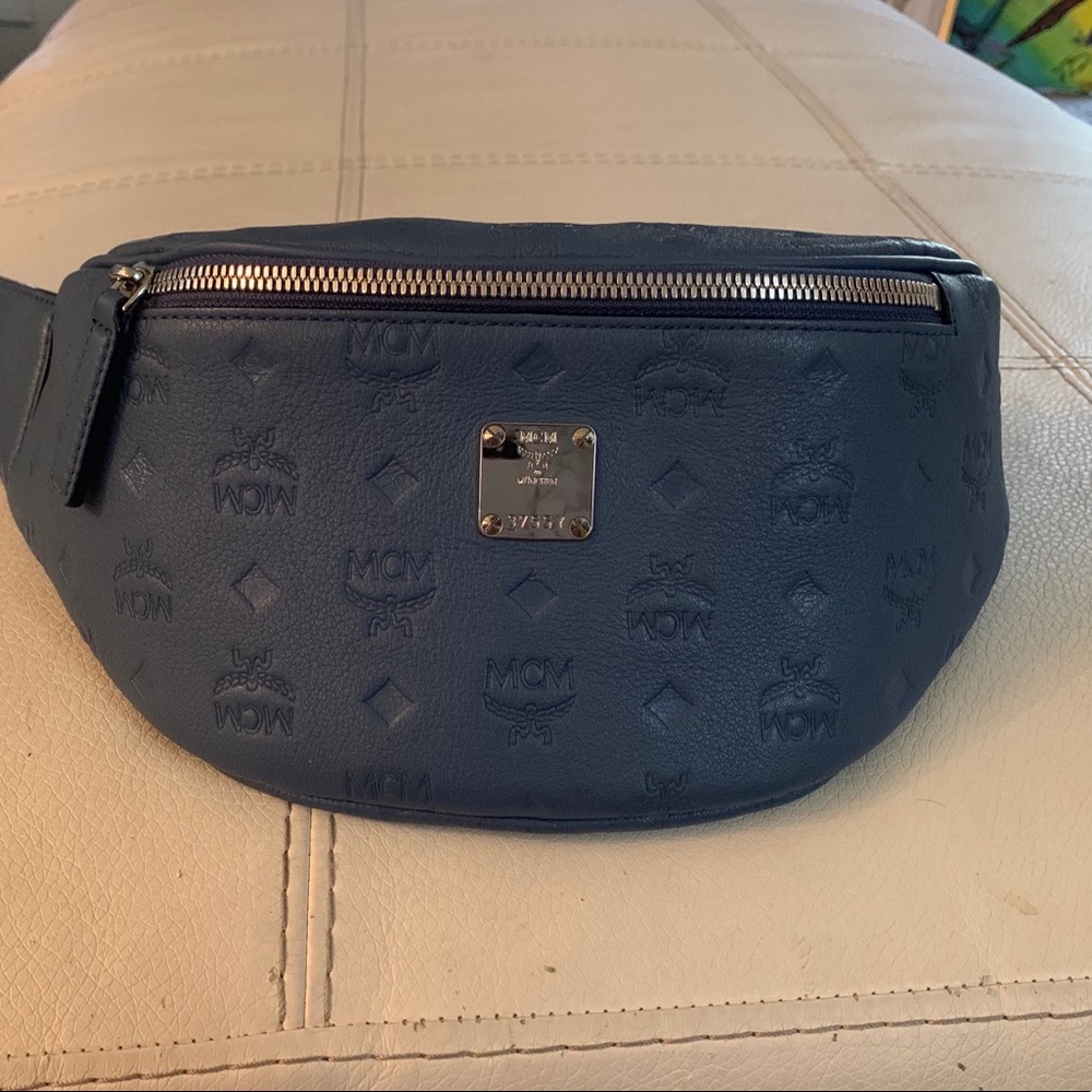 MCM Visetos Belt Bag